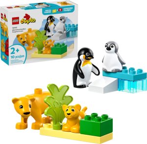LEGO® DUPLO® 10442 Rodinky divokých zvířat: Tučňáci a lvi