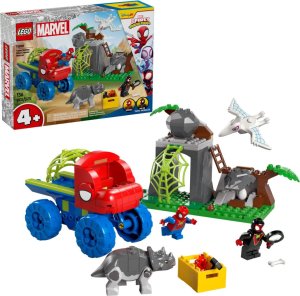 LEGO® Marvel 11199 Spideyho tým a záchrana dinosaurů s truckem