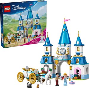 LEGO® Disney 43275 Popelčin zámek a kočár s koňmi