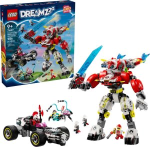 LEGO® DREAMZzz™ 71497 Cooperův tygří robot a Zerův hot rod