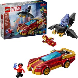 LEGO® Marvel 76310 Iron Manovo auto a Black Panther vs. Red Hulk