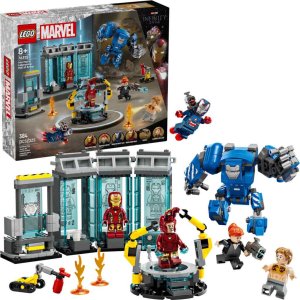 LEGO® Marvel 76315 Iron Man a jeho laboratoř: Síň brnění