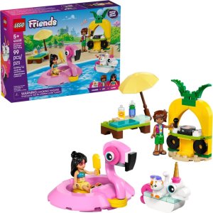 LEGO® Friends 42658 Zábava u bazénu s jednorožcem a plameňákem