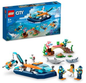 LEGO® CITY 60377 Průzkumná ponorka potápěčů