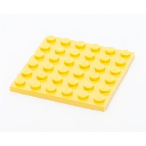 LEGO® 3958 Podložka 6x6 Světle žlutá